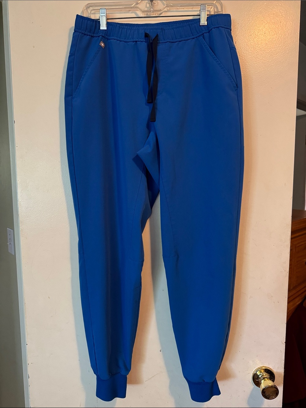 Figs Men's Scrub Cobalt Blue Jogger Pants with Drawstring